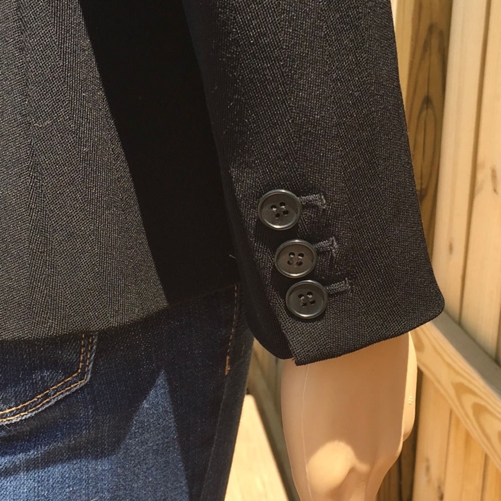 FINAL SALE  WOOL BLEND BLAZER - Picture 4 of 6
